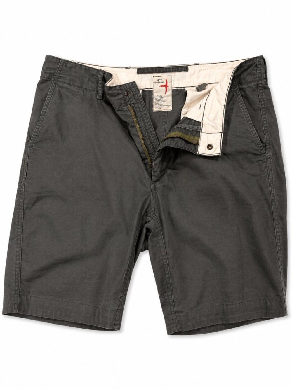 Relwen Flyweight Flex Shorts Charcoal Utility Stretch Shorts 34